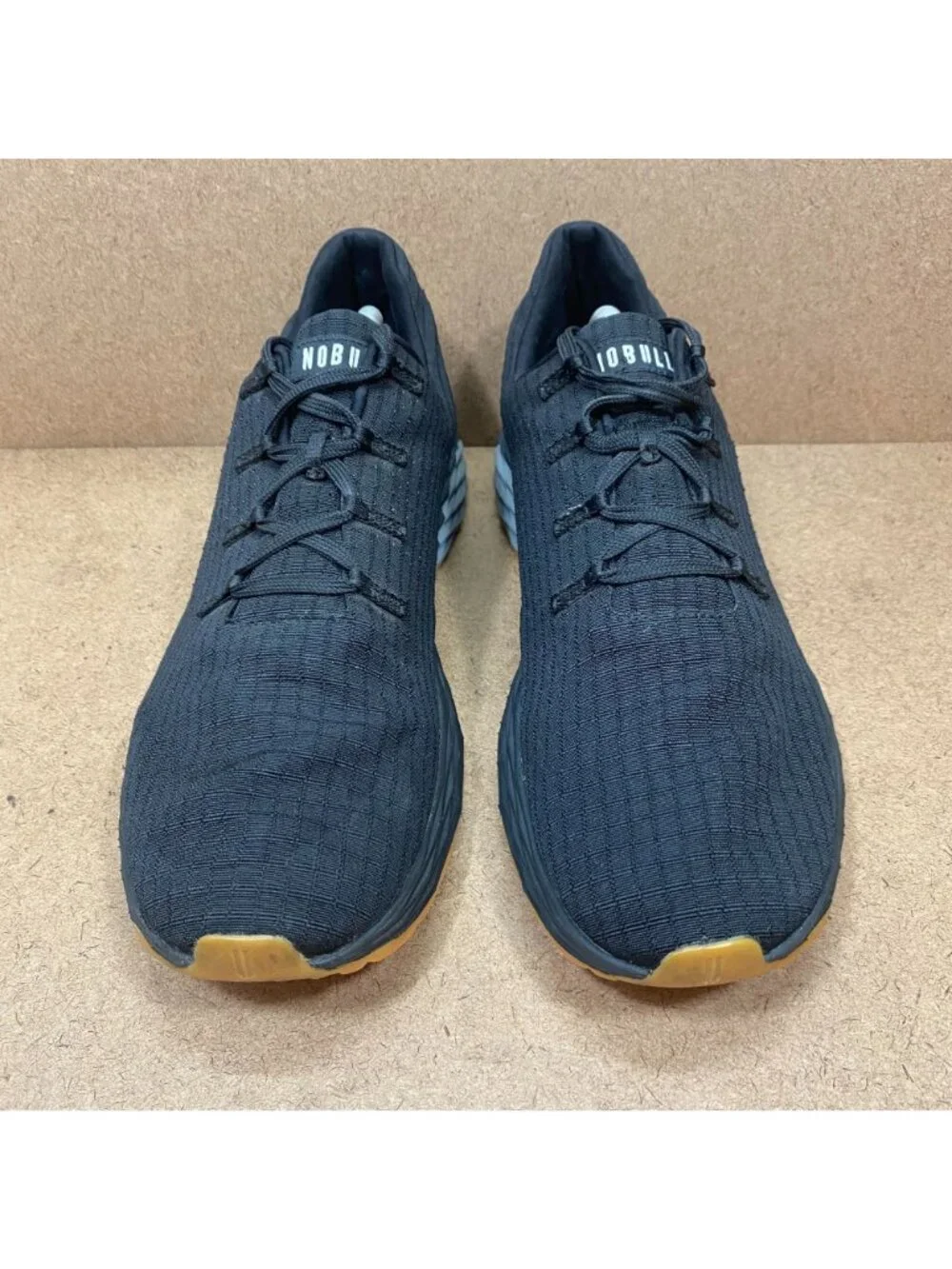 Nobull Mens Allday 365 Black Ripstop Trainers Size 11 Lightweight Shoes Gum Sole